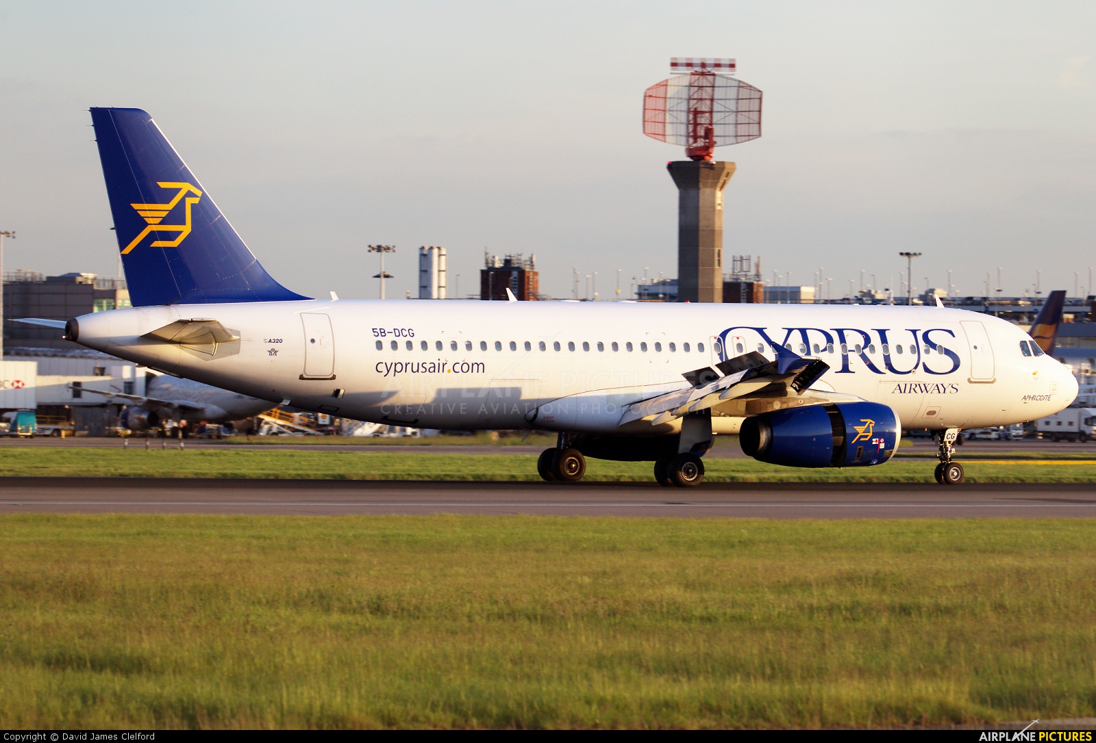 Cyprus Airways 5B-DCG aircraft at London - Heathrow