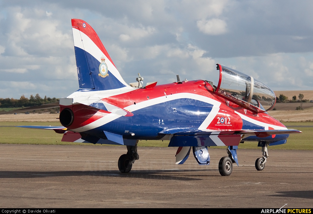 Royal Air Force "Red Arrows" XX278 aircraft at Duxford