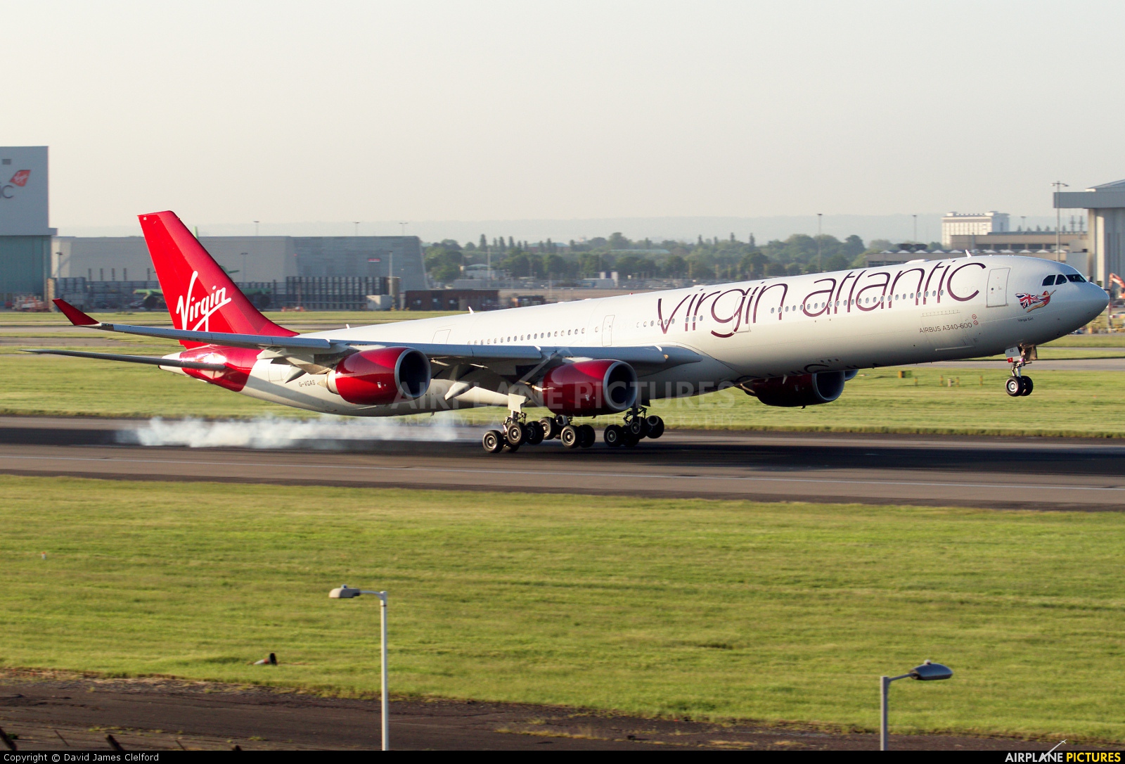 Virgin Atlantic G-VGAS aircraft at London - Heathrow