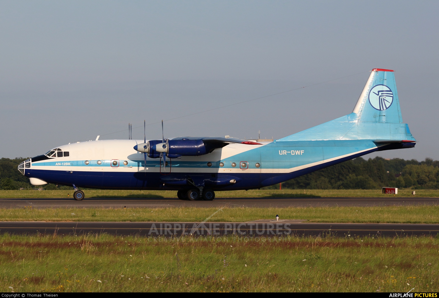 Meridian Aviation UR-DWF aircraft at Luxembourg - Findel