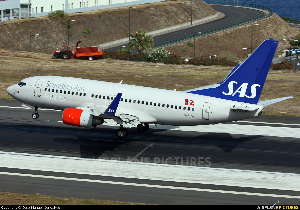 SAS - Scandinavian Airlines LN-RRA aircraft at Madeira