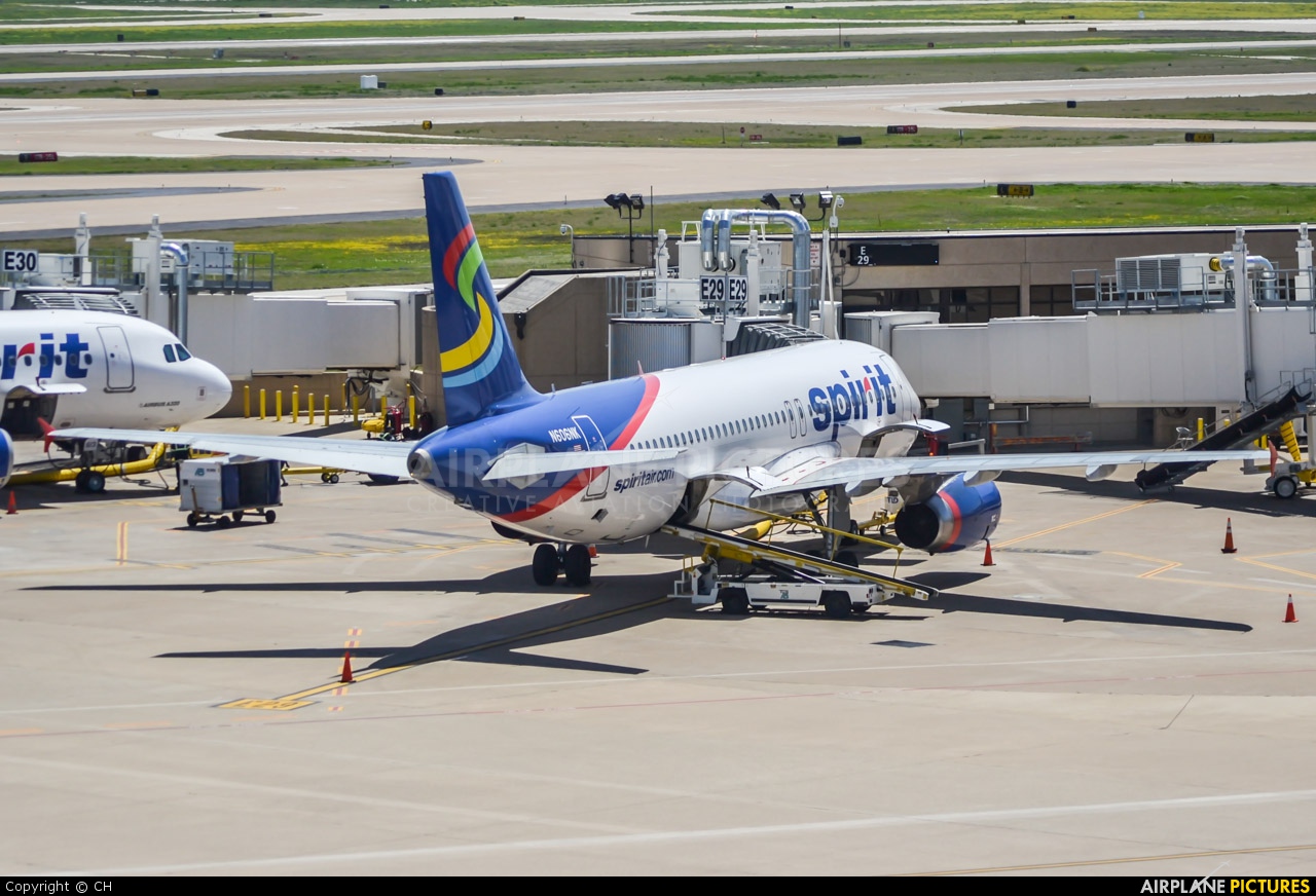 Spirit Airlines N606NK aircraft at Dallas - Fort Worth Intl