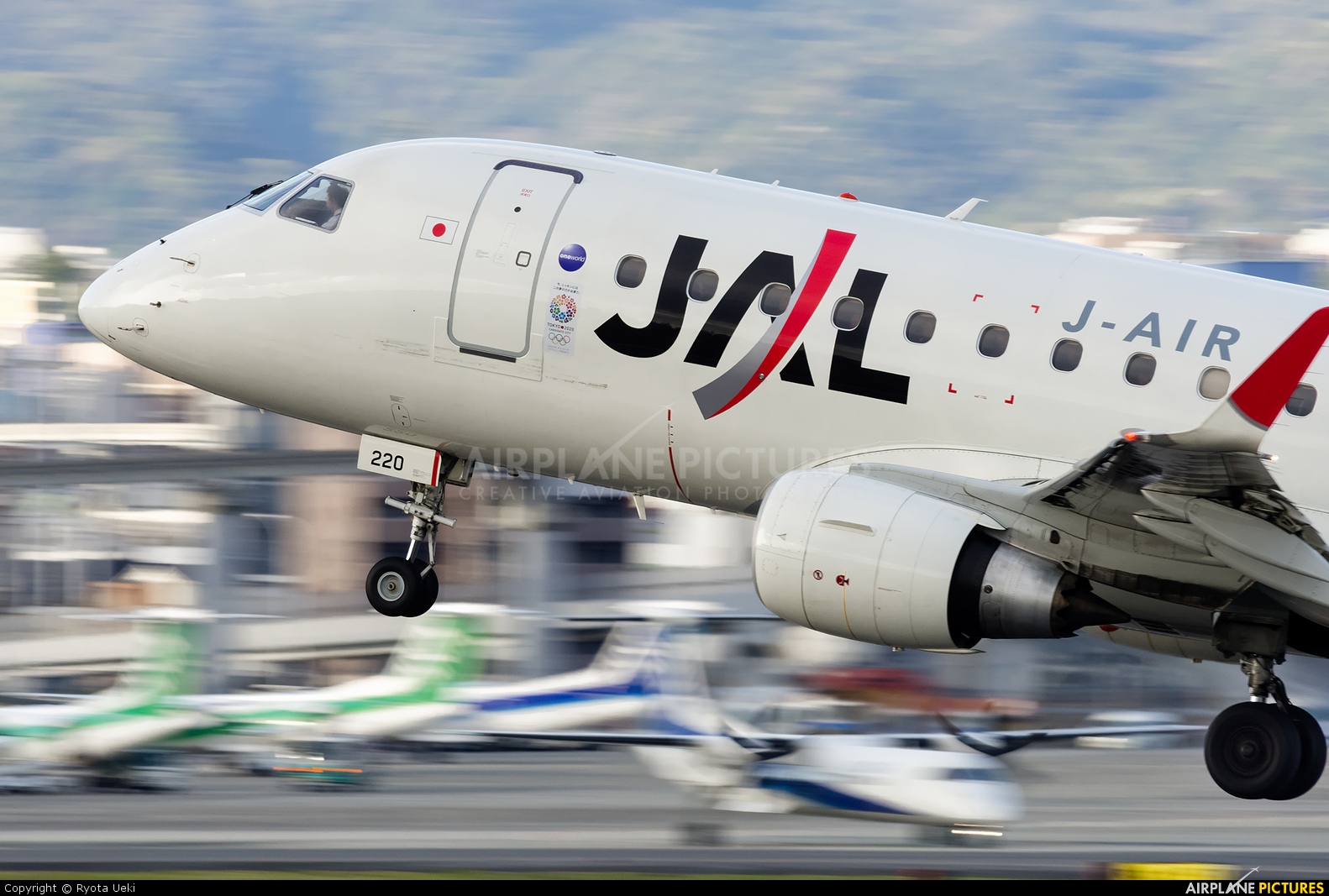 J-Air JA220J aircraft at Osaka - Itami Intl