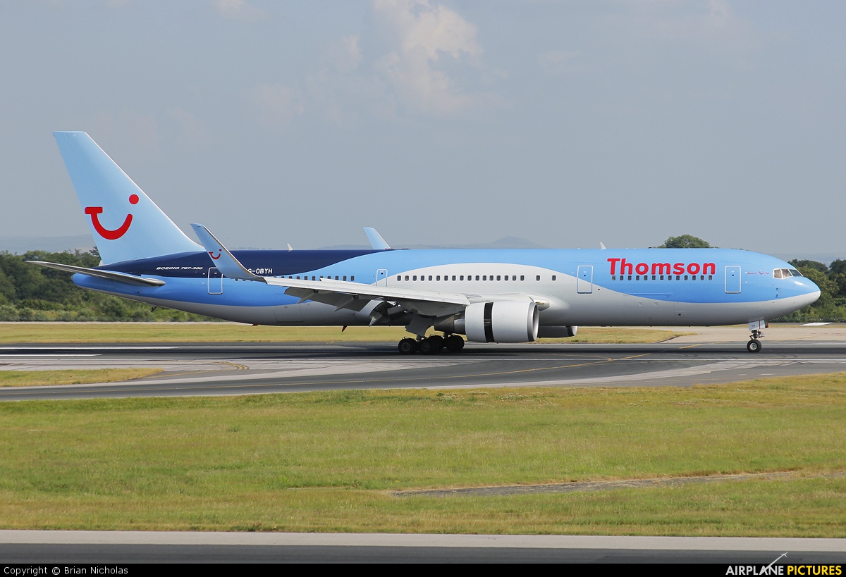 Thomson/Thomsonfly G-OBYH aircraft at Manchester