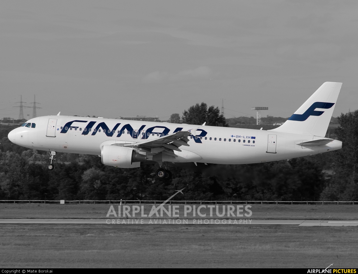 Finnair OH-LXH aircraft at Budapest Ferenc Liszt International Airport