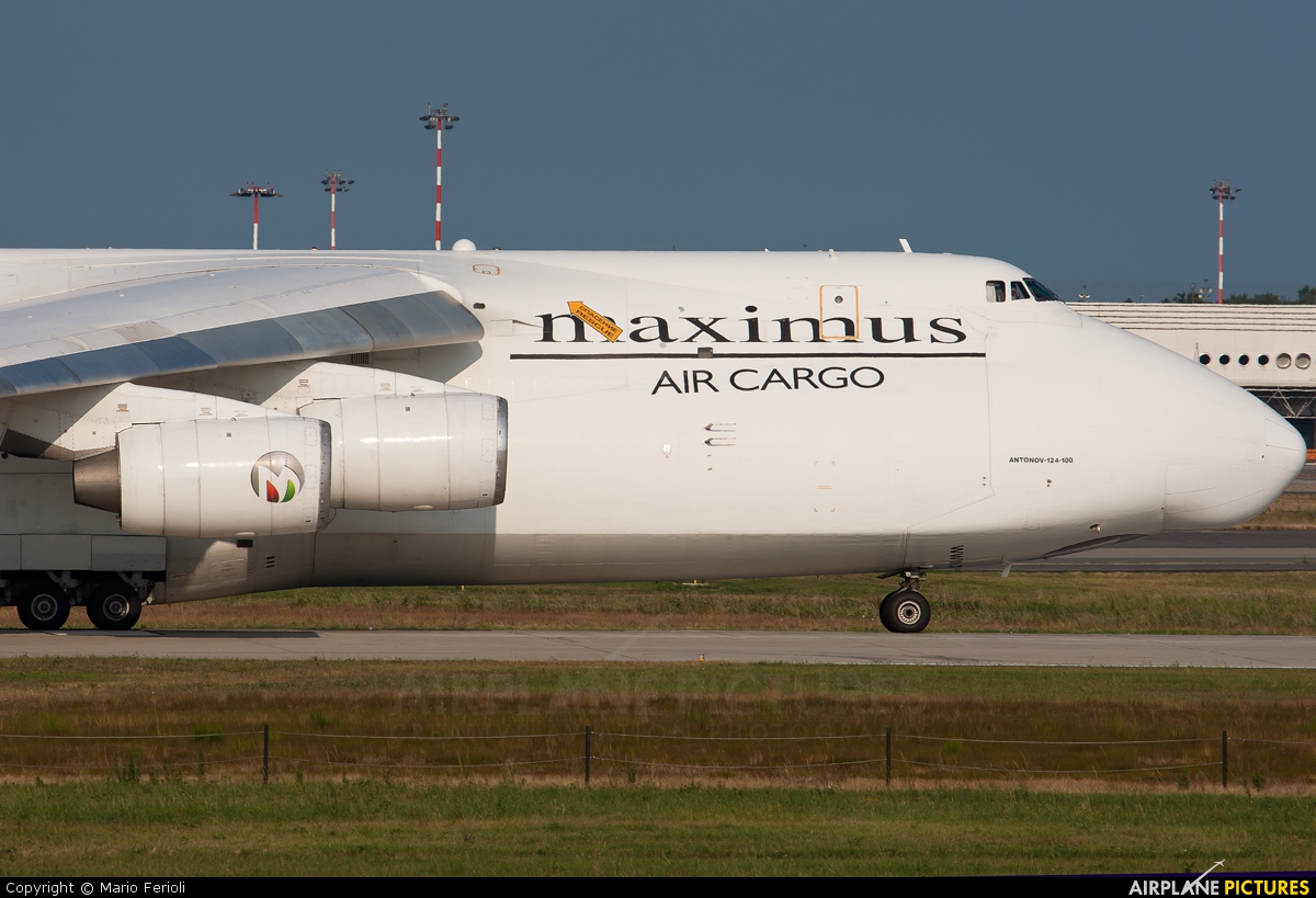 Maximus Air Cargo UR-ZYD aircraft at Milan - Malpensa