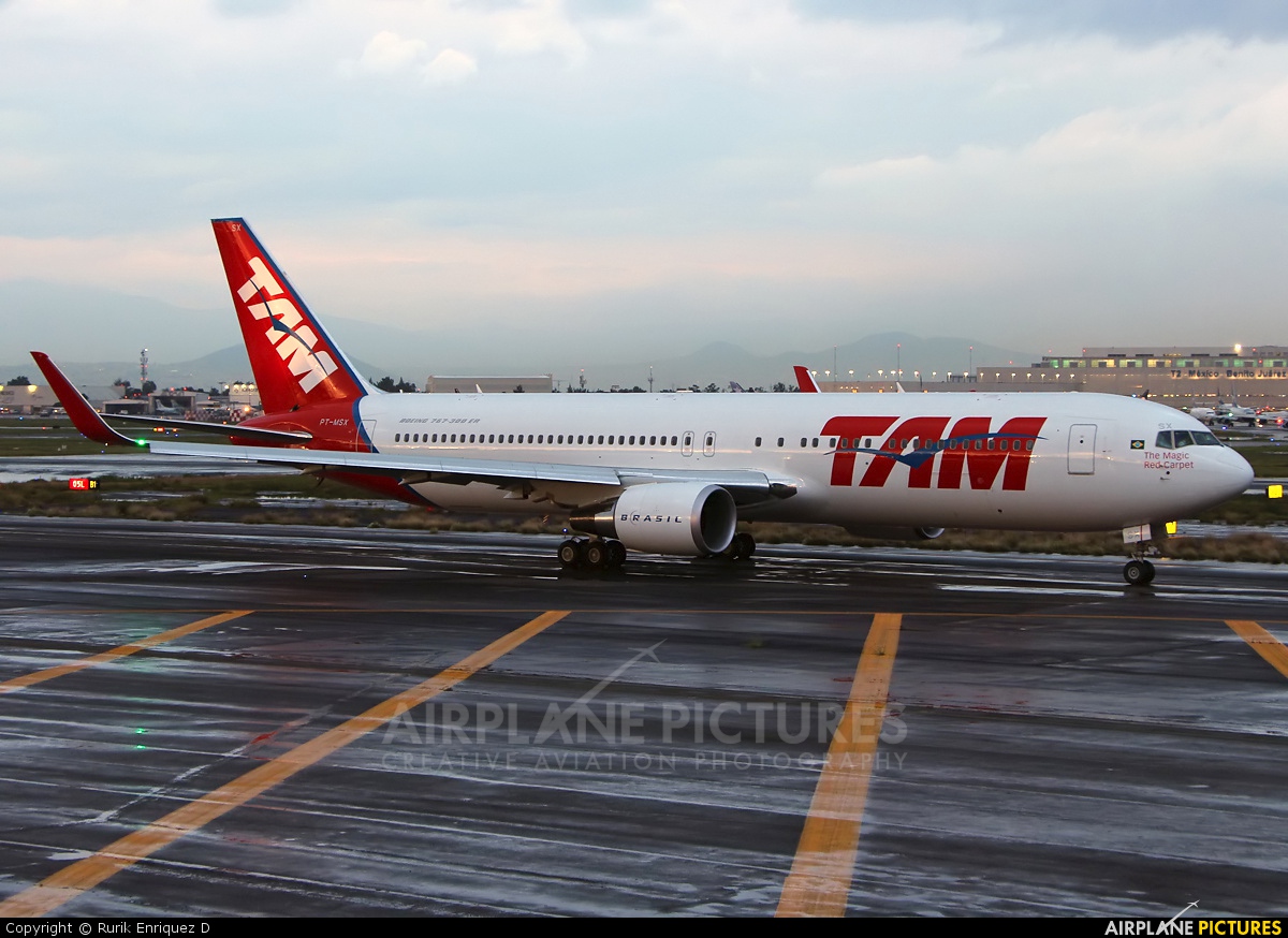 TAM PT-MSX aircraft at Mexico City - Licenciado Benito Juarez Intl