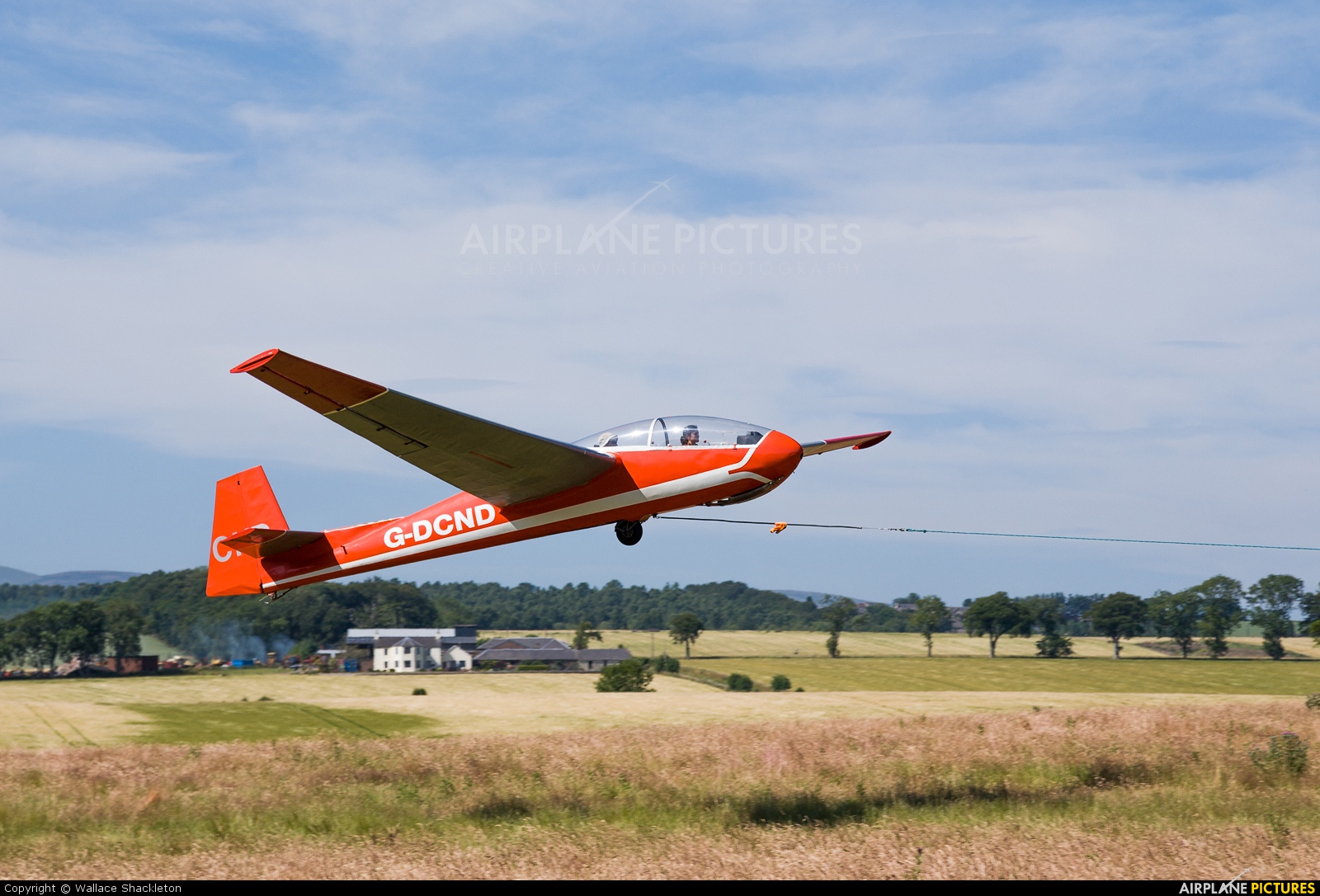 Angus Gliding Club G-DCND aircraft at Drumshade