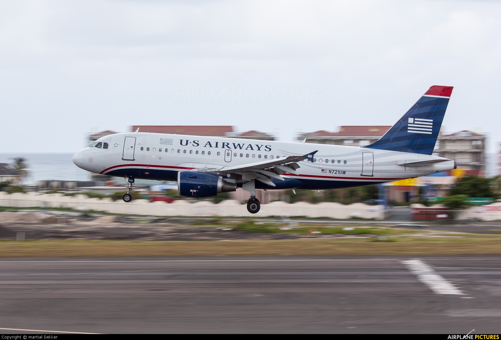US Airways N721UW aircraft at Sint Maarten - Princess Juliana Intl