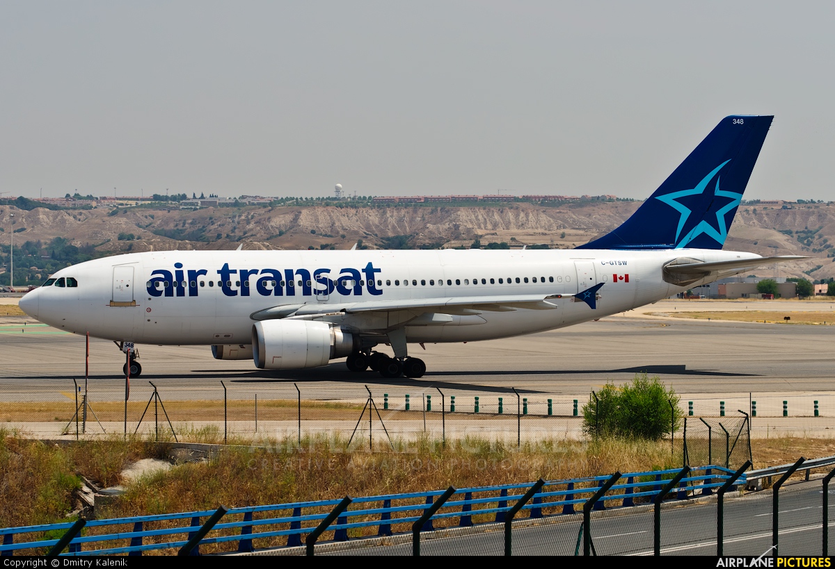 Air Transat C-GTSW aircraft at Madrid - Barajas