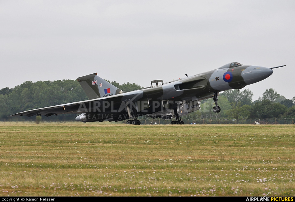 Vulcan to the Sky Trust G-VLCN aircraft at Fairford