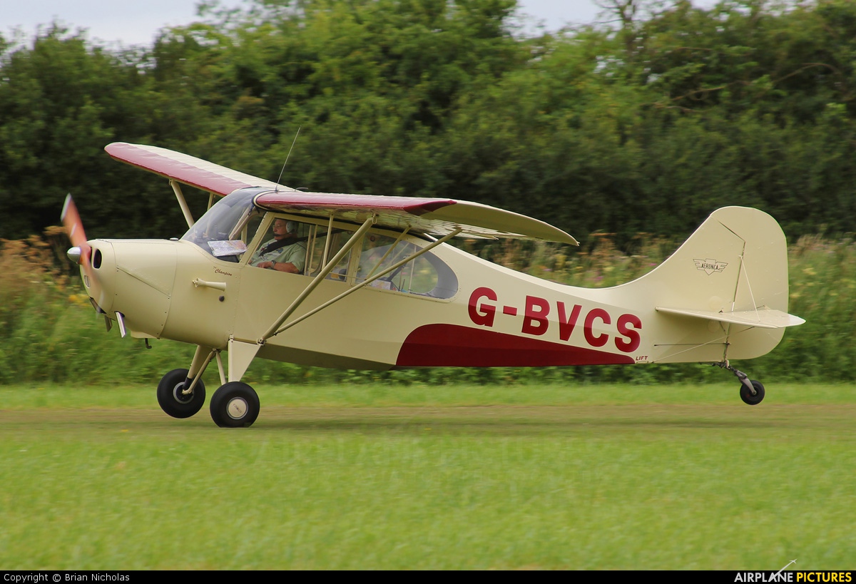 Private G-BVCS aircraft at Stoke Golding