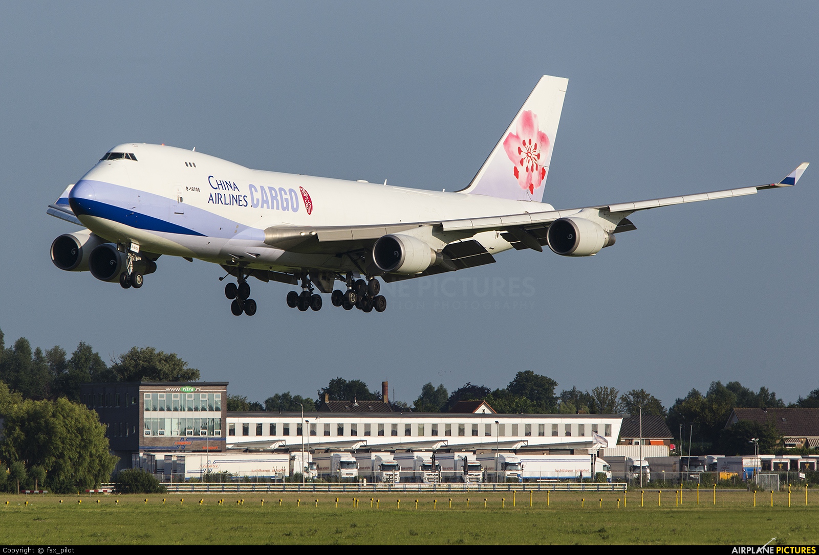 China Airlines Cargo B-18708 aircraft at Amsterdam - Schiphol