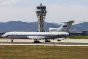 Russian AF Tu-154 visits Barcelona title=