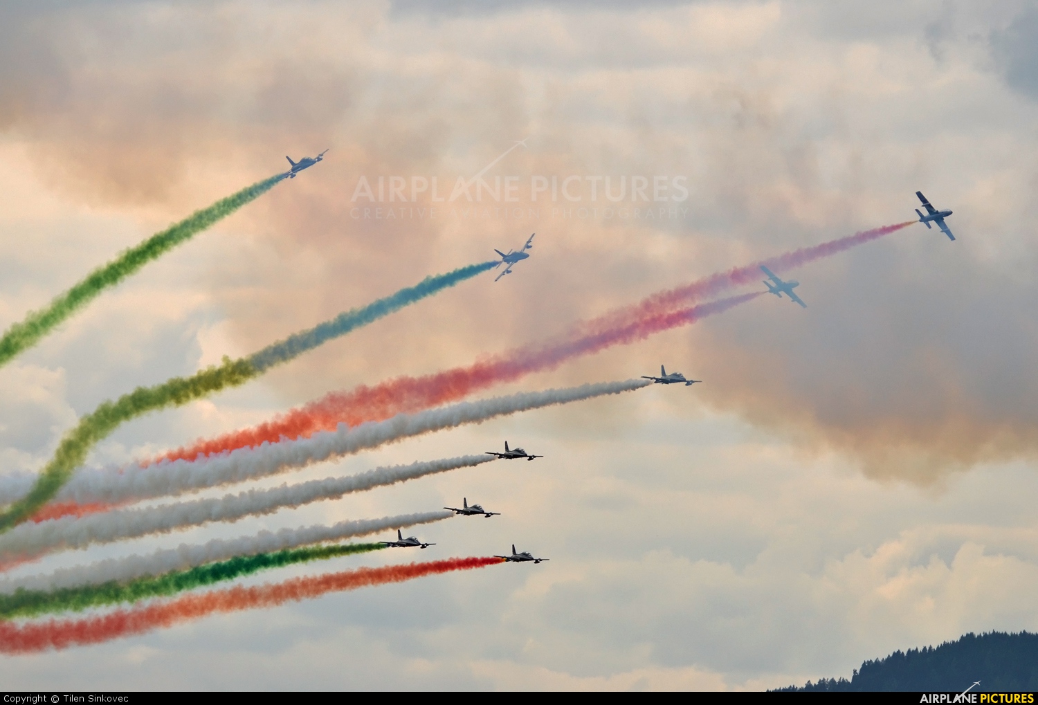 Italy - Air Force "Frecce Tricolori" MM54551 aircraft at Zeltweg