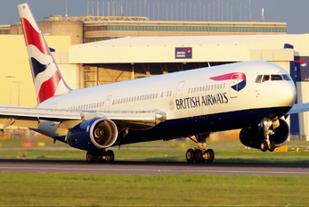 G-BZHA - British Airways Boeing 767-300
