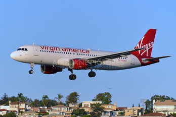 N838VA - Virgin America Airbus A320