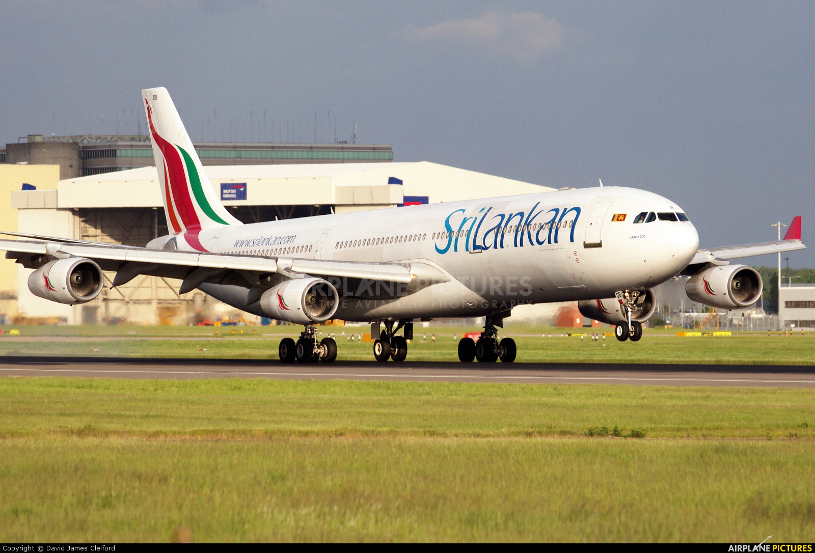 SriLankan Airlines 4R-ADB aircraft at London - Heathrow