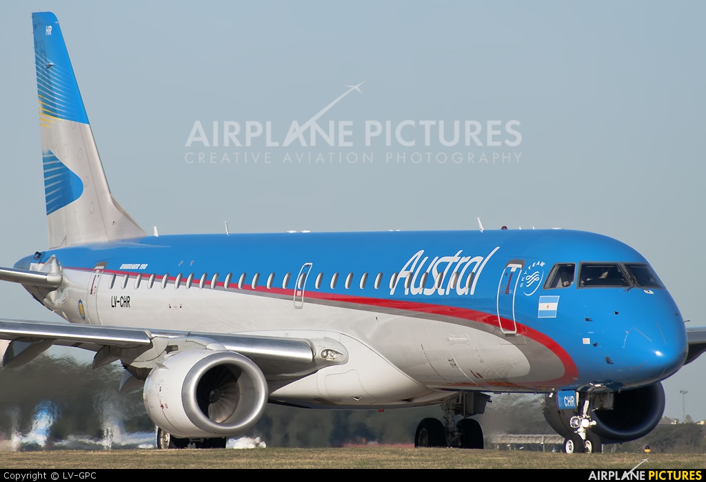 Austral Lineas Aereas LV-CHR aircraft at Buenos Aires - Jorge Newbery