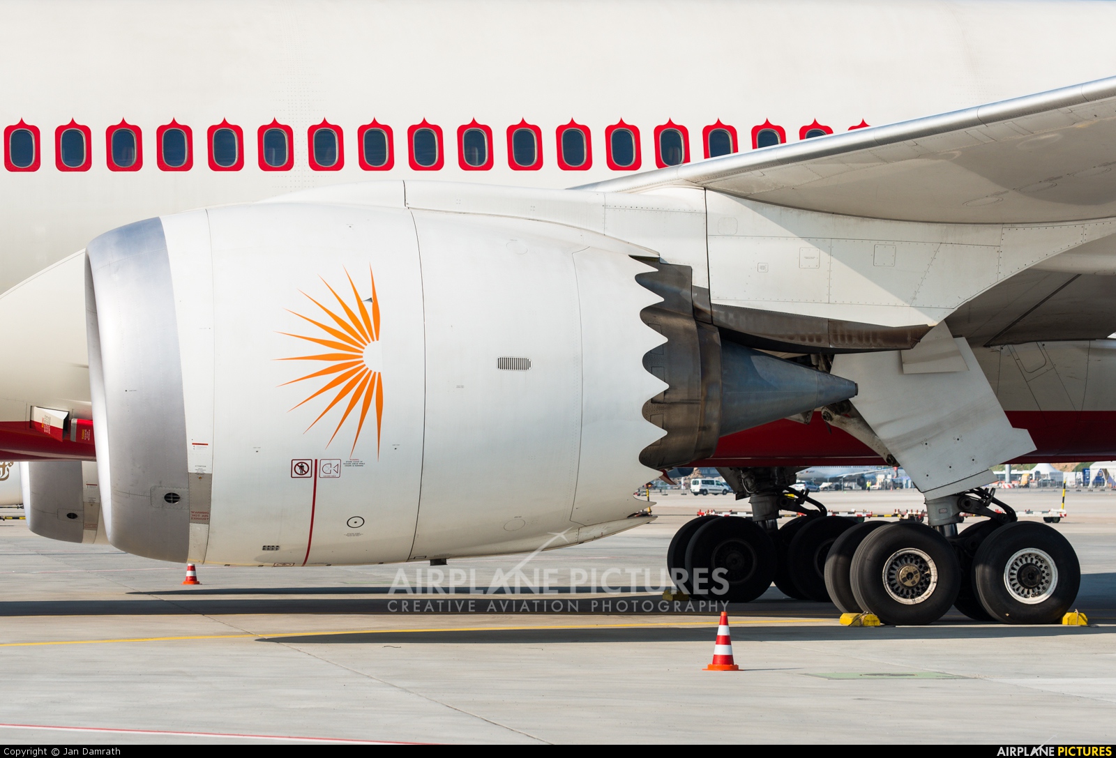 Air India VT-ANI aircraft at Frankfurt