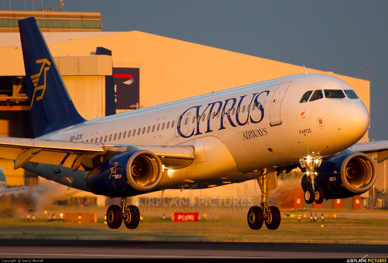 Cyprus Airways 5B-DCK aircraft at London - Heathrow