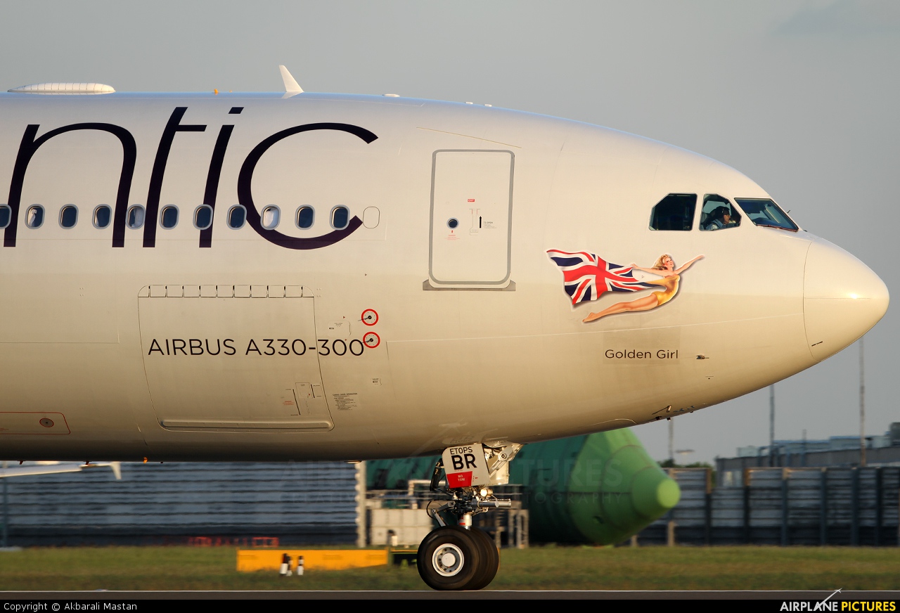 Virgin Atlantic G-VGBR aircraft at London - Heathrow