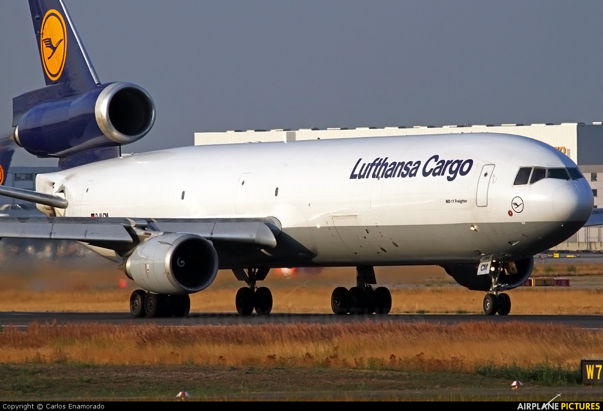Lufthansa Cargo D-ALCM aircraft at Frankfurt