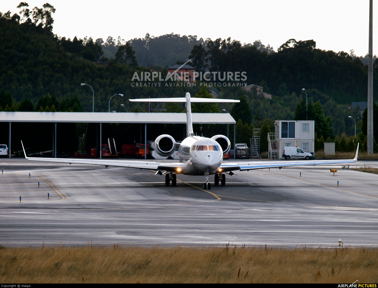 TAG Aviation EC-LEB aircraft at La Coruña