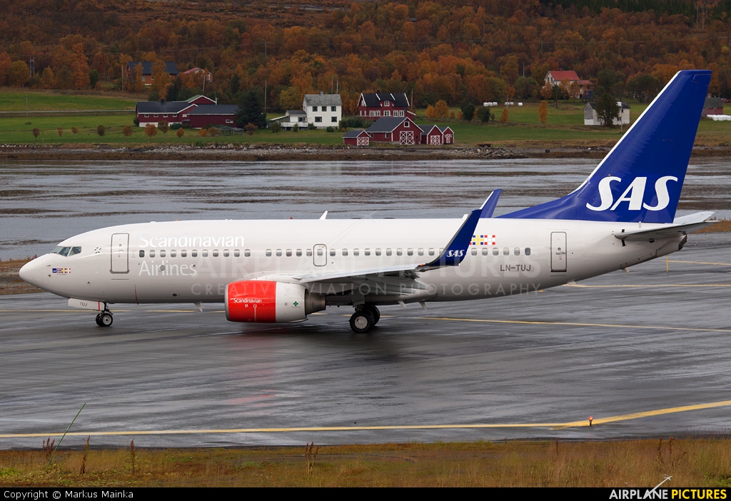 SAS - Scandinavian Airlines LN-TUJ aircraft at Tromsø