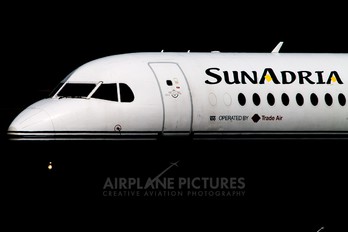 9A-BTD - SunAdria Fokker 100