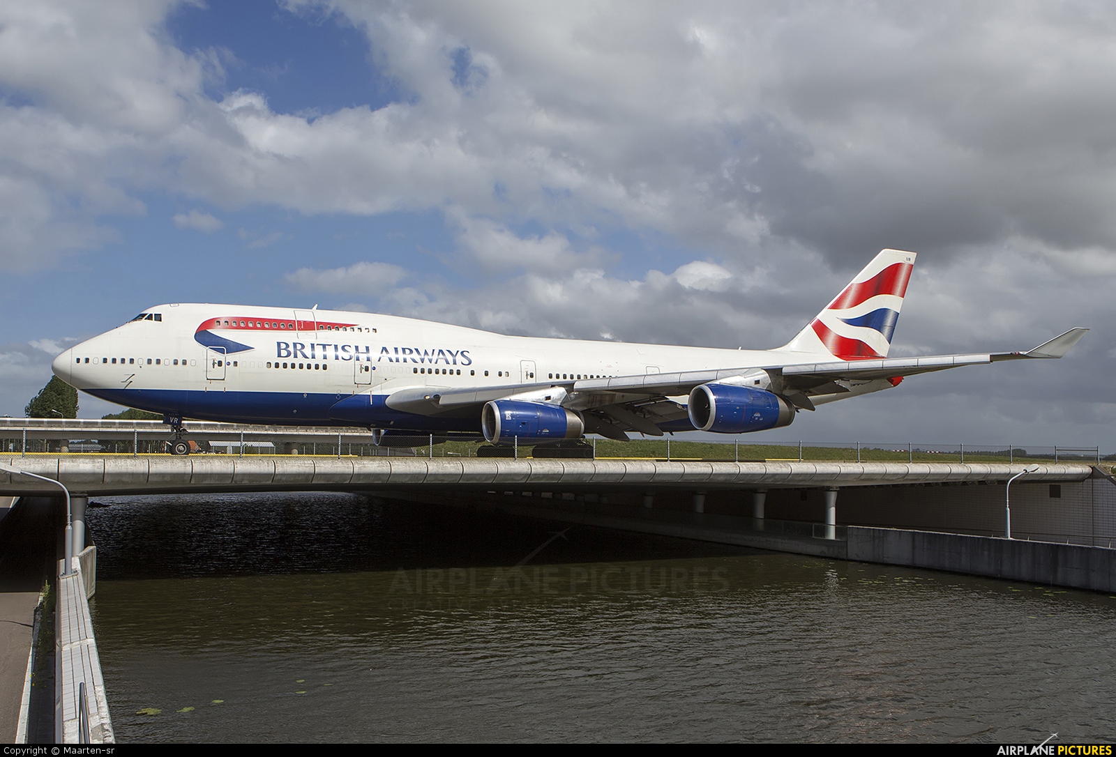 British Airways G-CIVR aircraft at Amsterdam - Schiphol