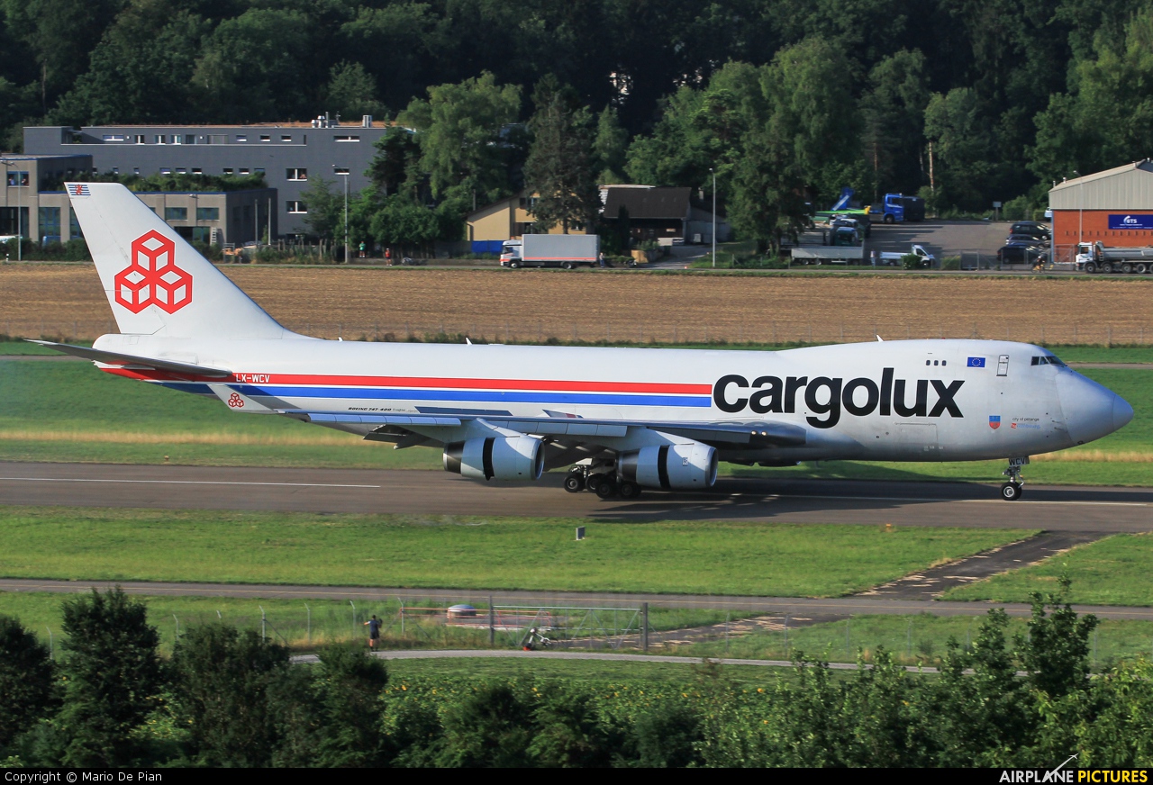 Cargolux LX-WCV aircraft at Dübendorf