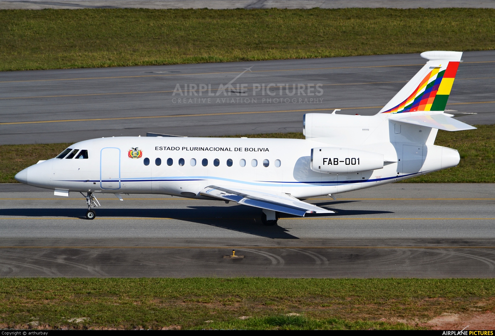 Bolivia - Government FAB-001 aircraft at São Paulo - Guarulhos