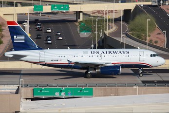 N836AW - US Airways Airbus A319