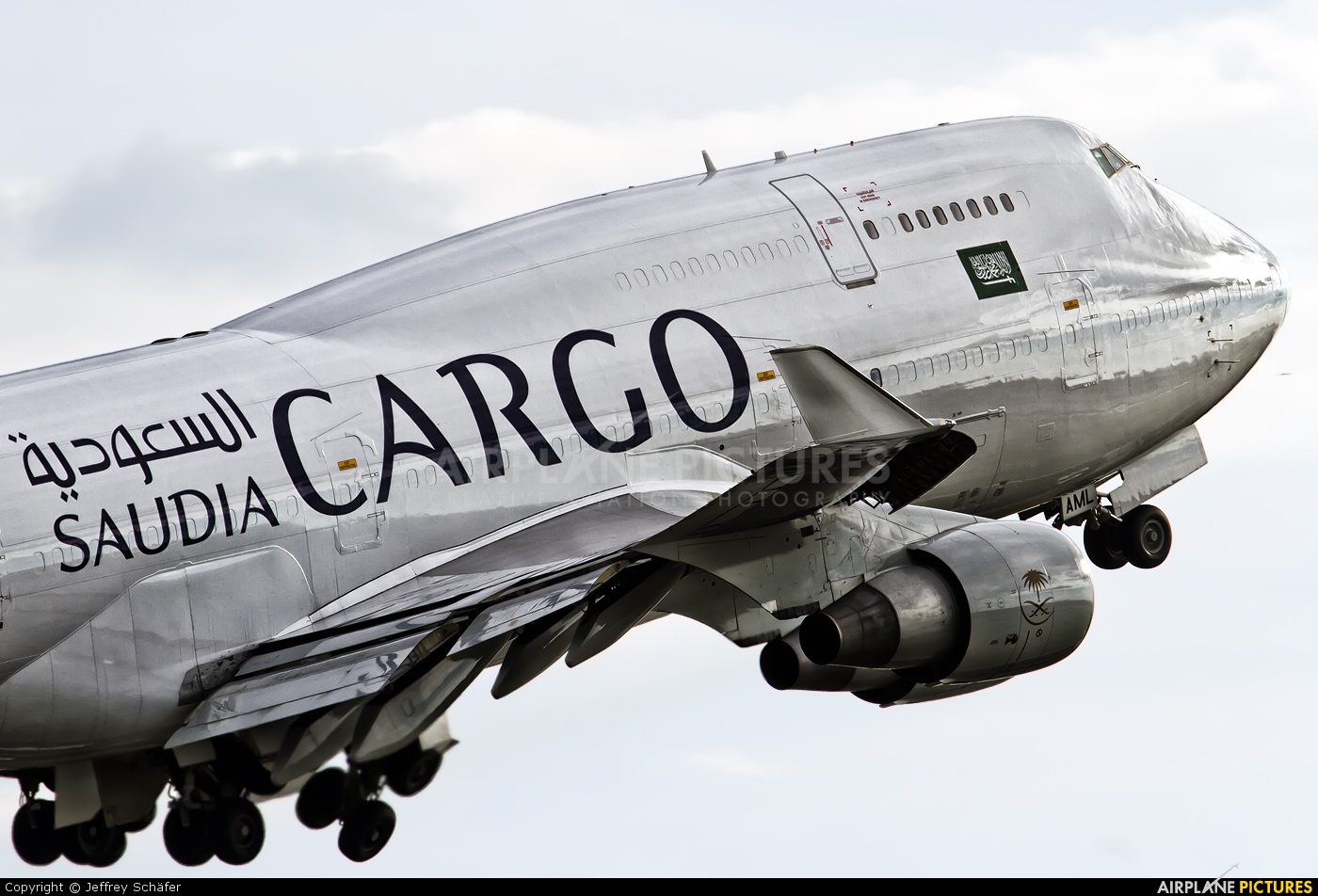 Saudi Arabian Cargo TF-AML aircraft at Amsterdam - Schiphol