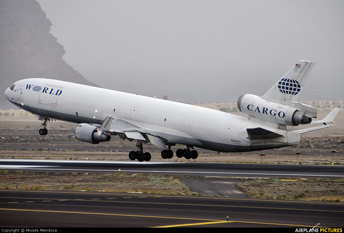 World Airways Cargo N380WA aircraft at Tenerife Sur - Reina Sofia