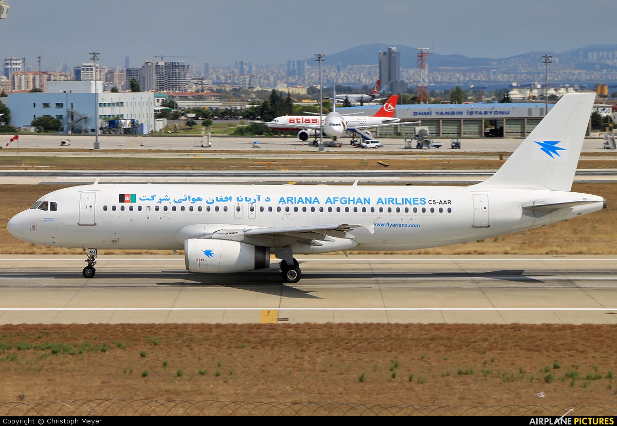Ariana Afghan Airlines C5-AAR aircraft at Istanbul - Ataturk
