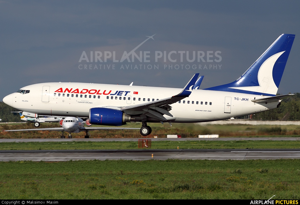 AnadoluJet TC-JKH aircraft at Moscow - Domodedovo