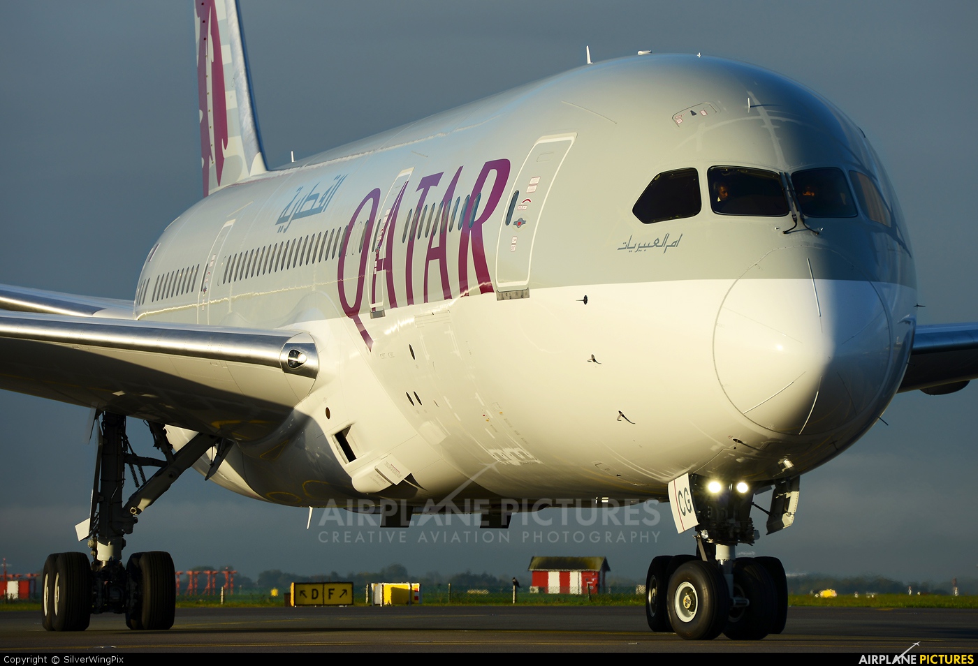 Qatar Airways A7-BCG aircraft at Copenhagen Kastrup