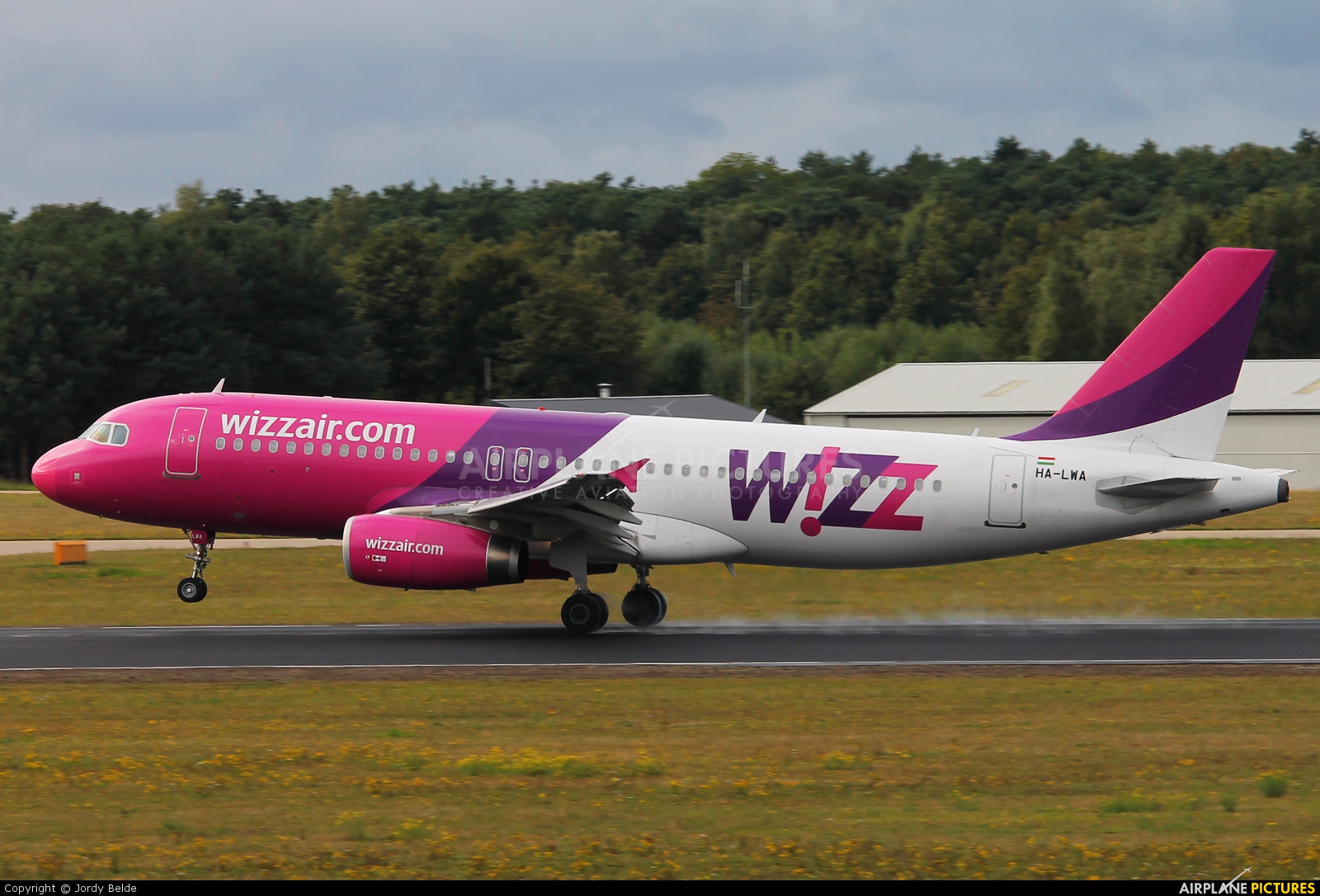 Wizz Air HA-LWA aircraft at Eindhoven