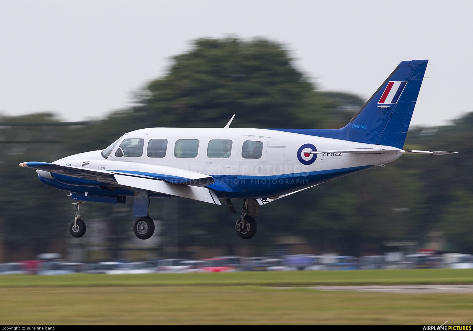 UK - QinetiQ ZF622 aircraft at Waddington