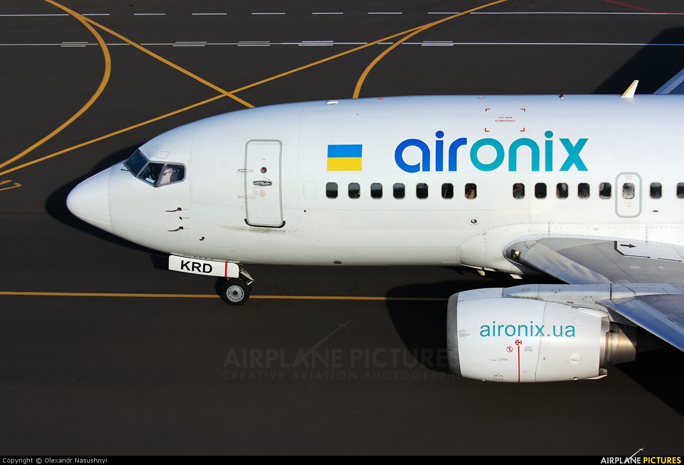 Air Onix UR-KRD aircraft at Kyiv - Zhulyany