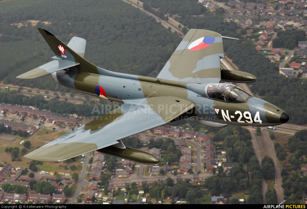 Stichting Dutch Hawker Hunter Foundation G-KAXF aircraft at Leopoldsburg - Beverlo