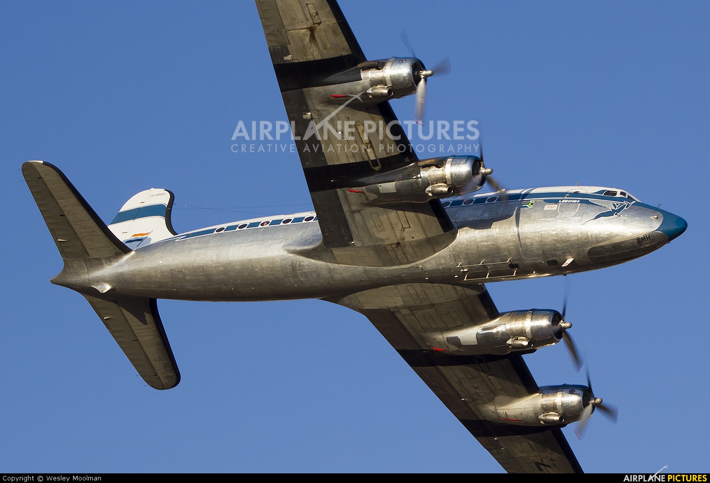 South African Airways Historic Flight ZS-BMH aircraft at Swartkops