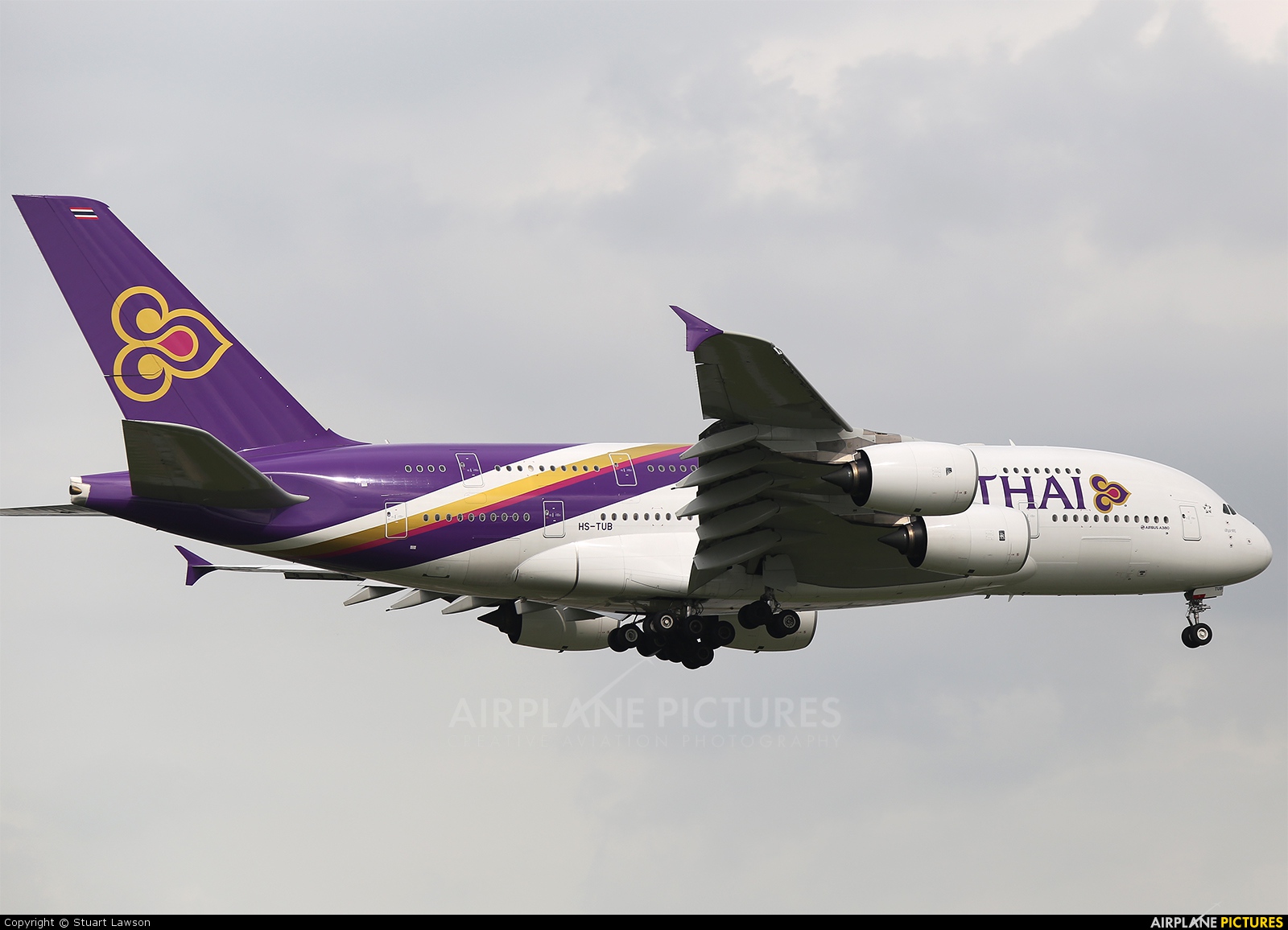Thai Airways HS-TUB aircraft at Bangkok - Suvarnabhumi