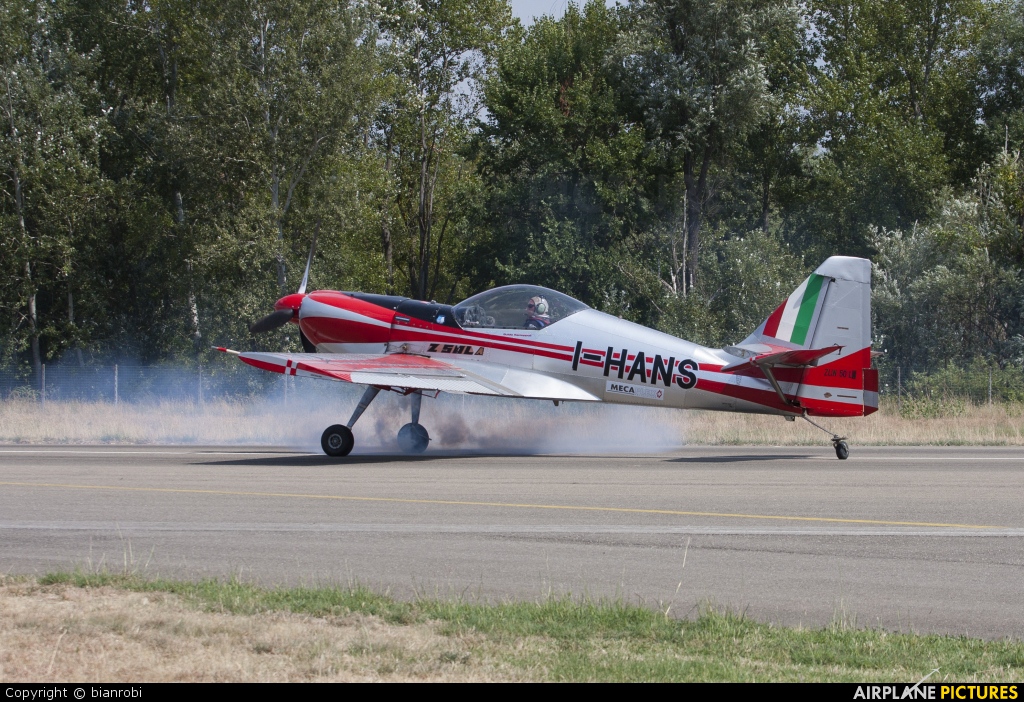 Private I-HANS aircraft at Voghera - Rivanazzano