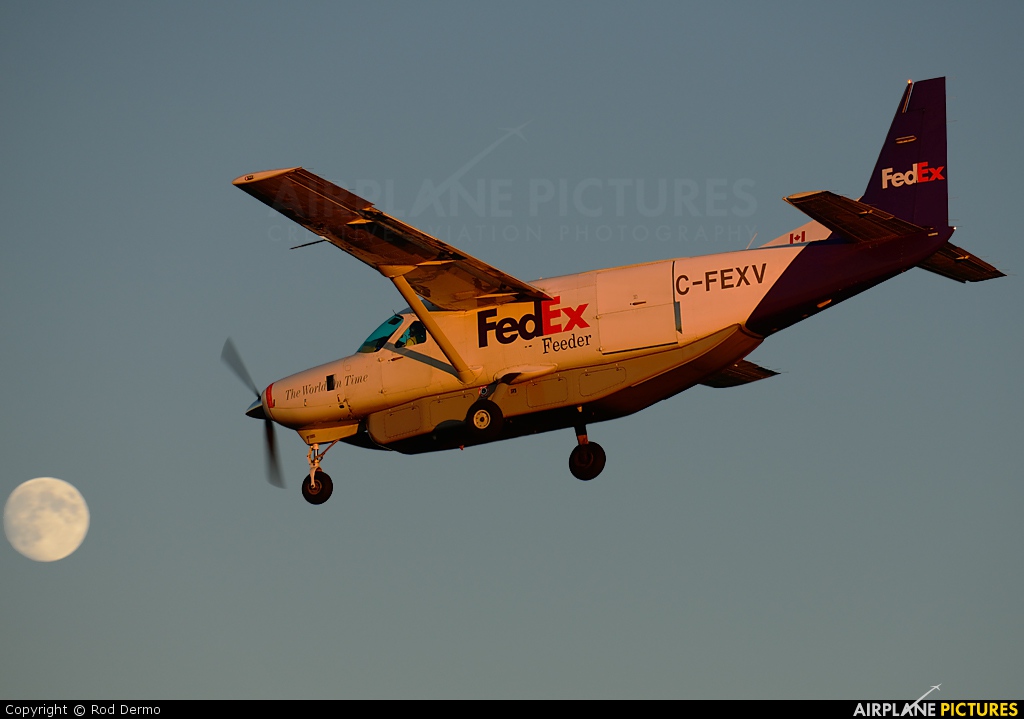 FedEx Feeder C-FEXV aircraft at Toronto - Pearson Intl, ON