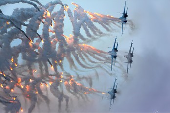 - - Russia - Air Force "Falcons of Russia" Sukhoi Su-27UB