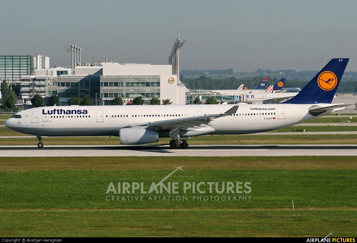Lufthansa D-AIKO aircraft at Munich
