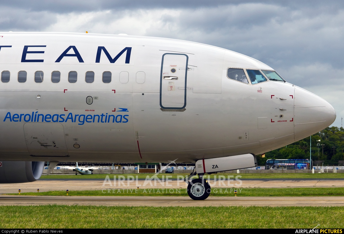 Aerolineas Argentinas LV-BZA aircraft at Buenos Aires - Jorge Newbery